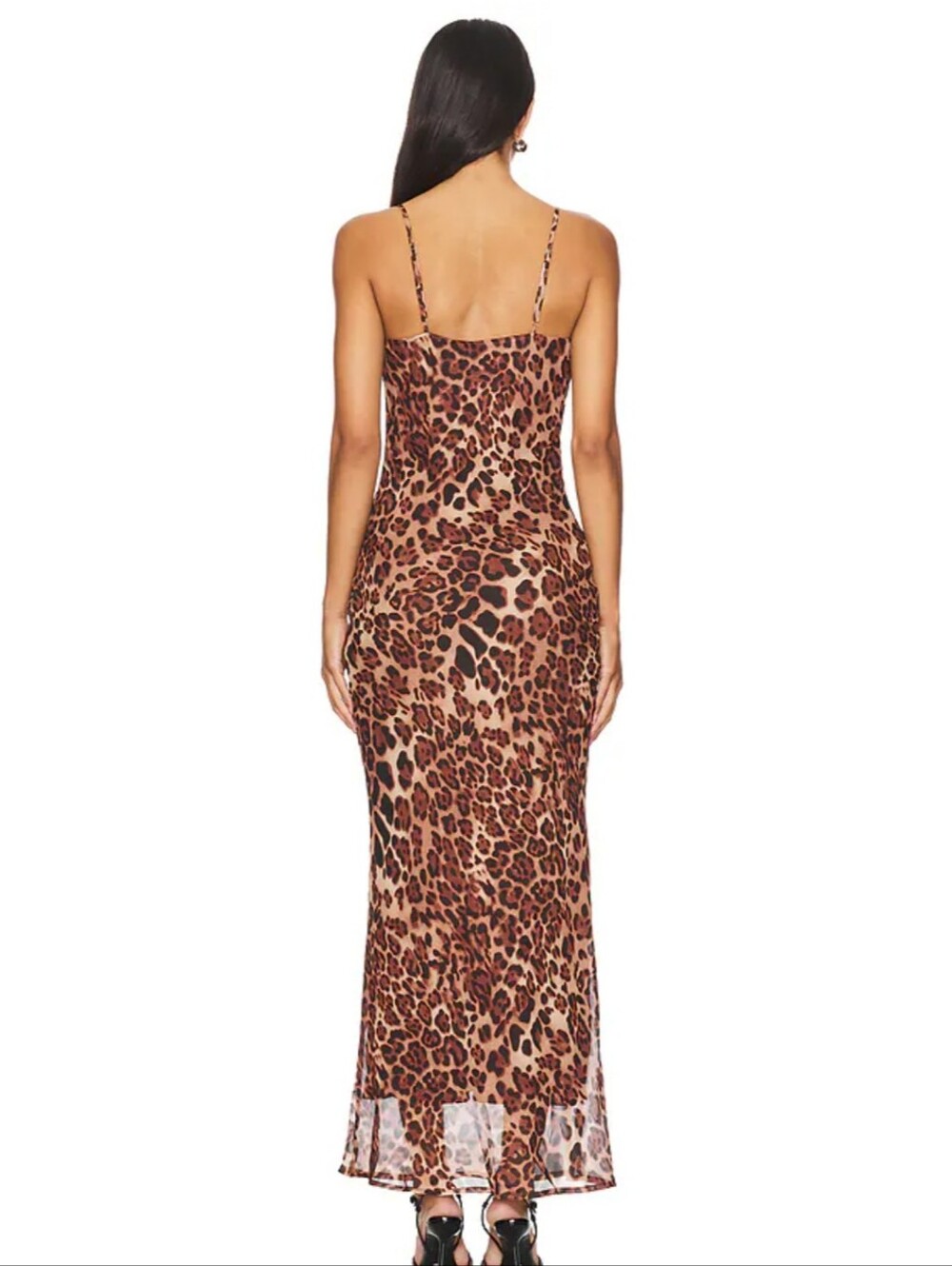 Skin Maxi Dress in Leopard - Picture 3 of 5